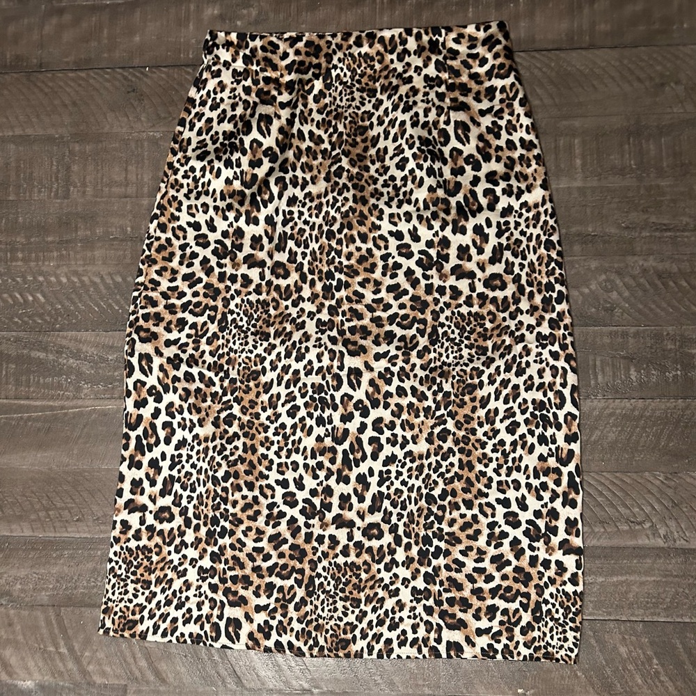 Leopard Print Women's Skirt